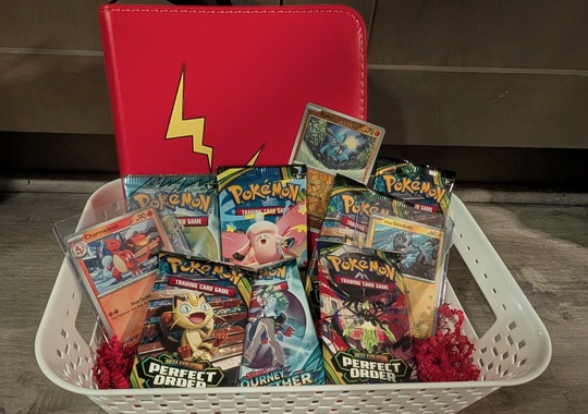 Photo of Gotta Catch 'Em All: Pokémon TCG Booster Packs & Lightning Binder Basket
